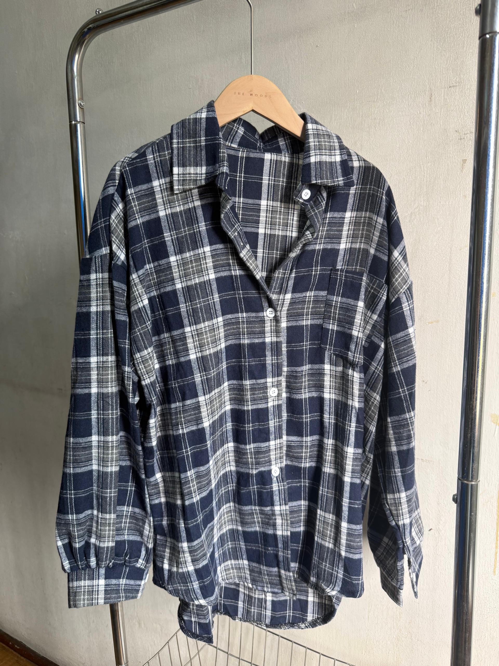 0322 SAPPHIRE CHECKERED SHIRT