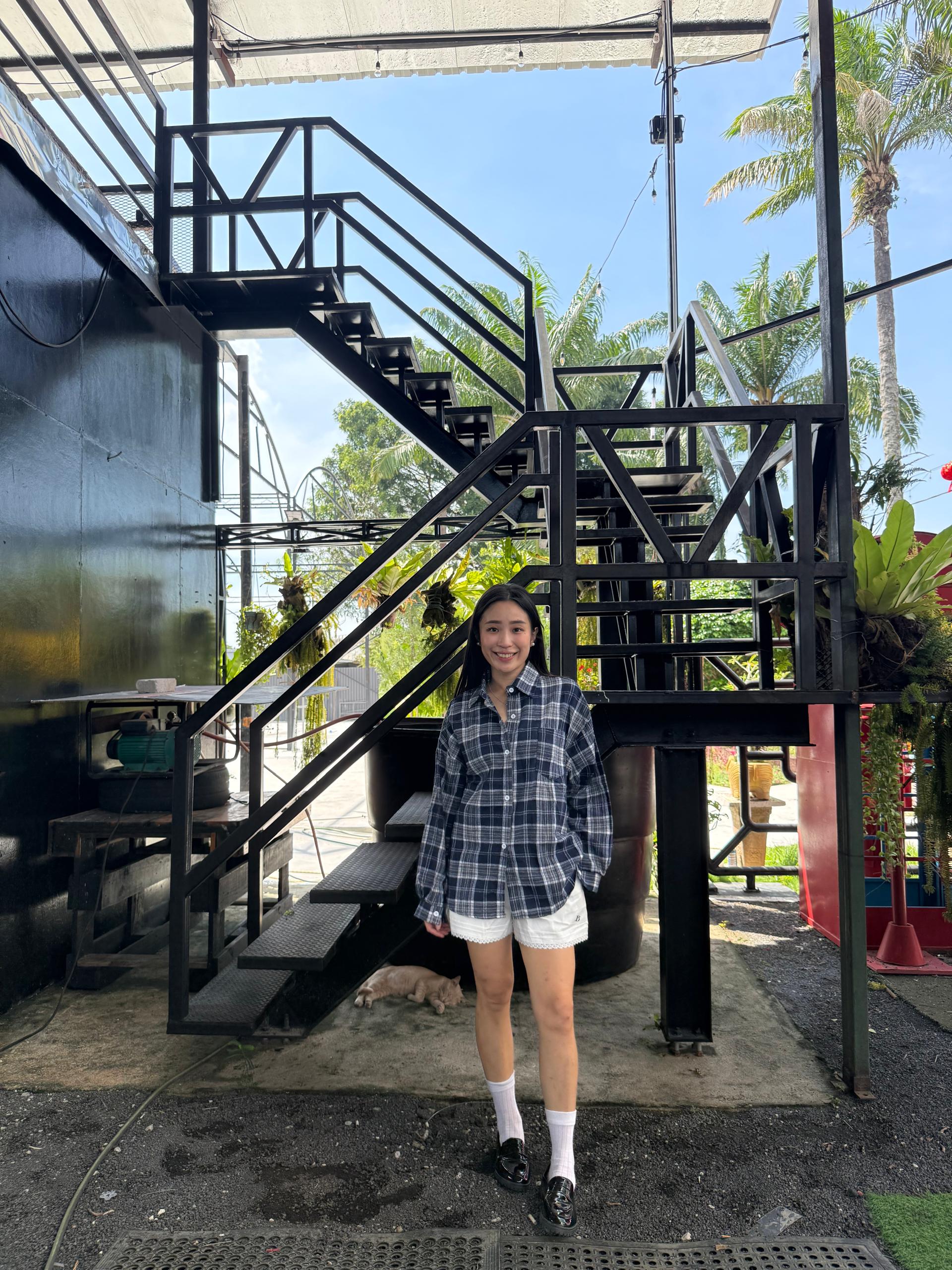 0322 SAPPHIRE CHECKERED SHIRT