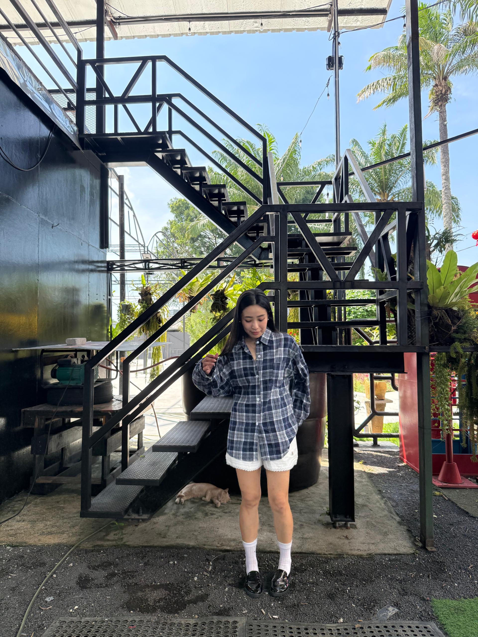 0322 SAPPHIRE CHECKERED SHIRT