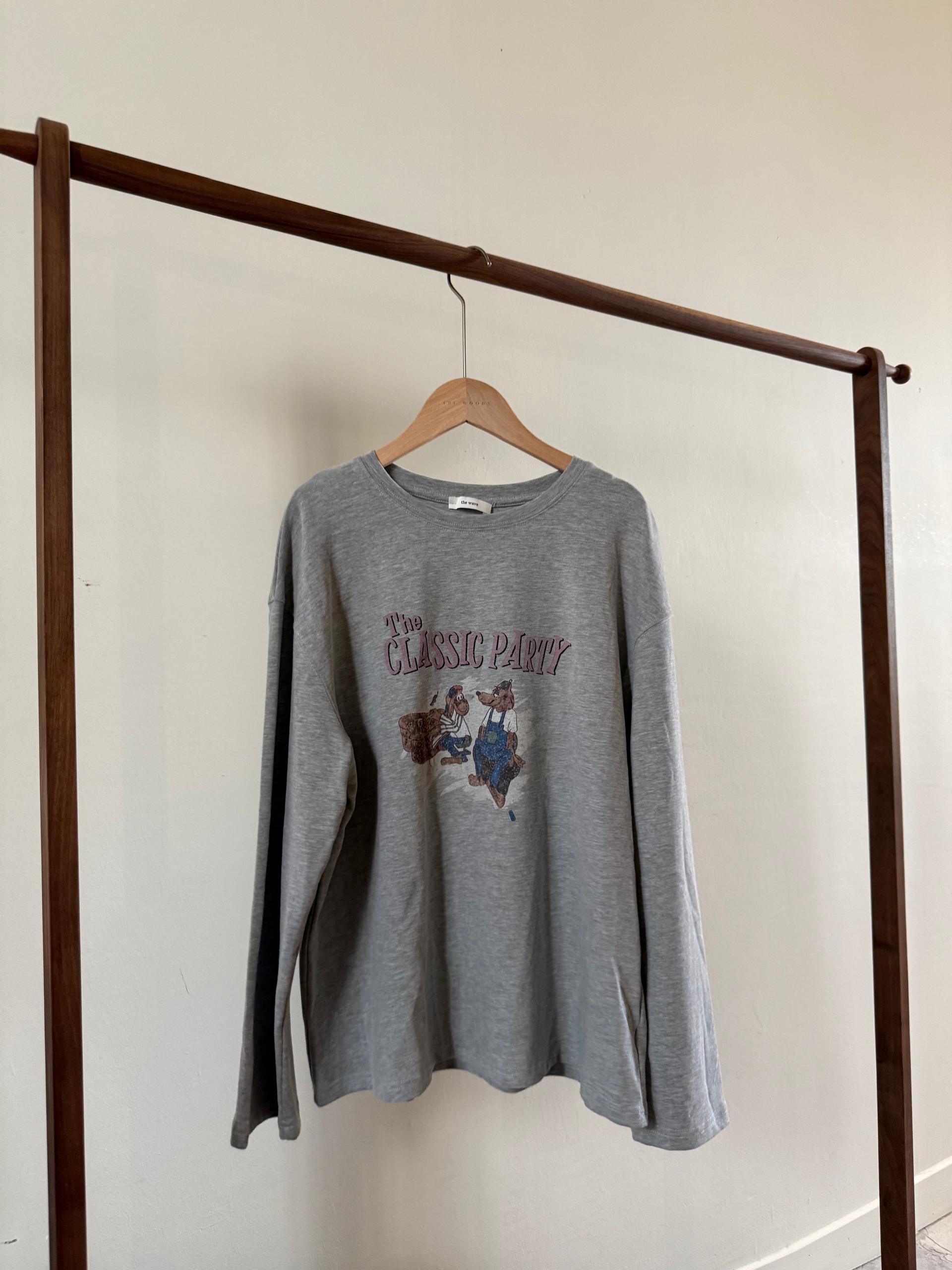 0428 Bear Longsleeves Tee
