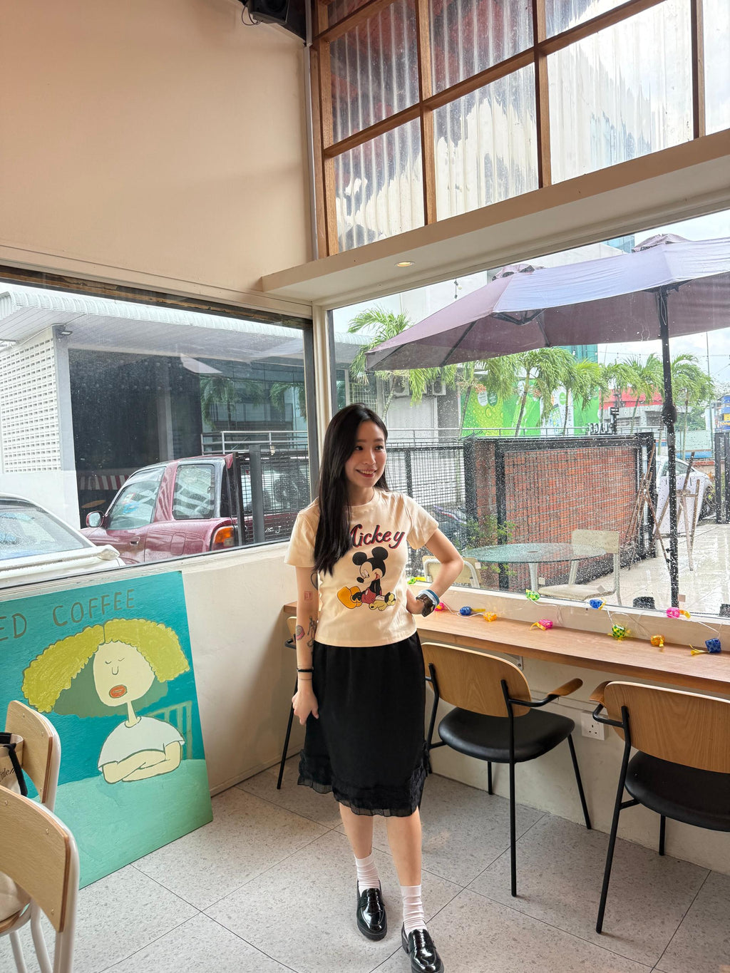 0162 CHARCOAL SKIRT