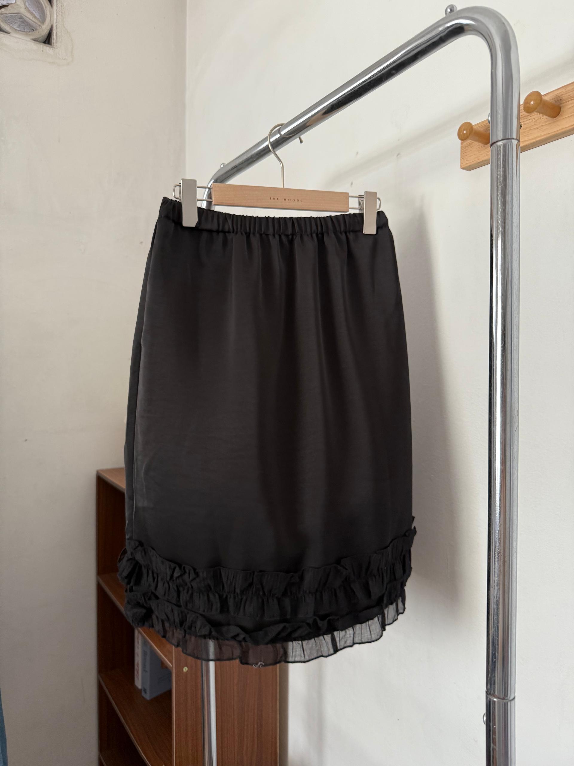 0162 CHARCOAL SKIRT