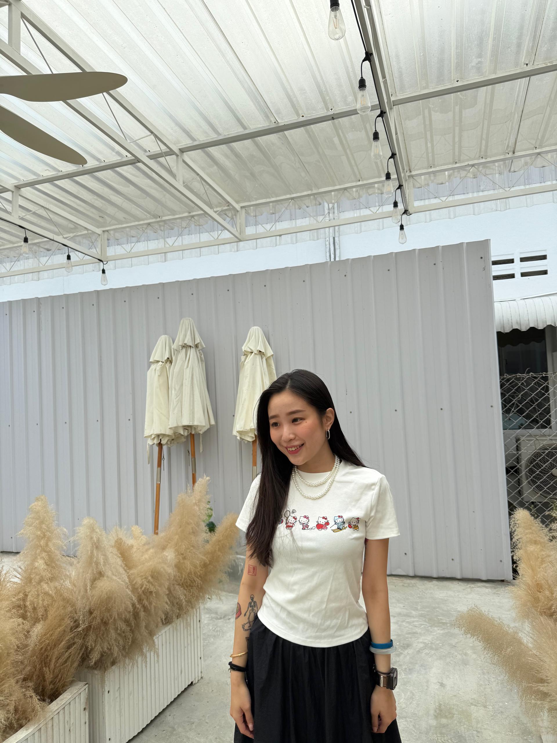 0198 SPORTY KITTY TEE